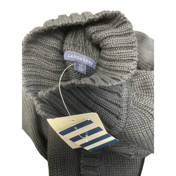 Lands End Womens Navy Cotton Button-Up Cardigan Sweater Size S/P - Picture 4 of 6